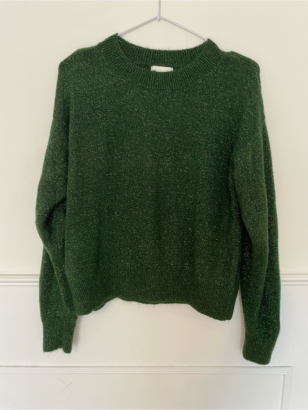 H&M Dark Green Crewneck Sweater